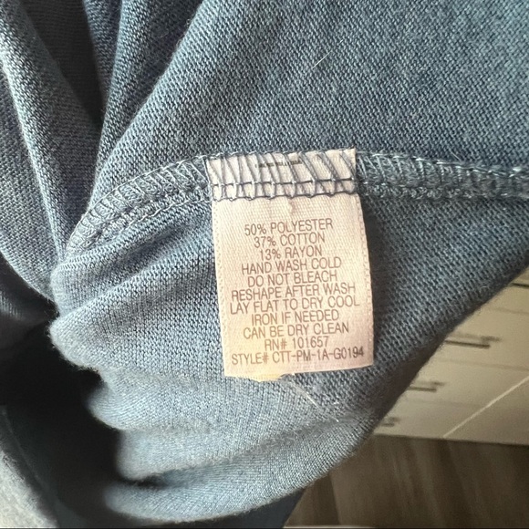 NWOT - Color Thread Blue Hoodie - Picture 6 of 8